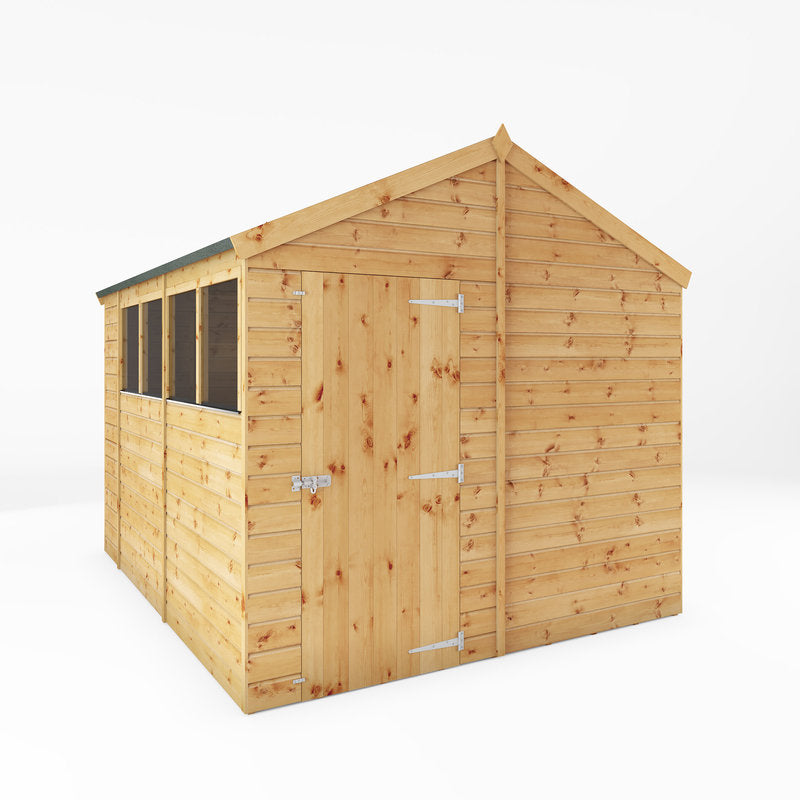 Adley 10' x 8' Premium Shiplap Modular Apex Shed | Sheds.co.uk