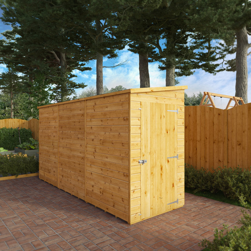 Adley 12' x 4' Modular Shiplap Pent Shed | Sheds.co.uk