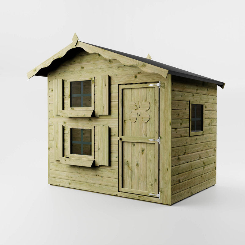 Adley 7' x 5' Jellytot Chalet Two Storey Playhouse | Sheds.co.uk