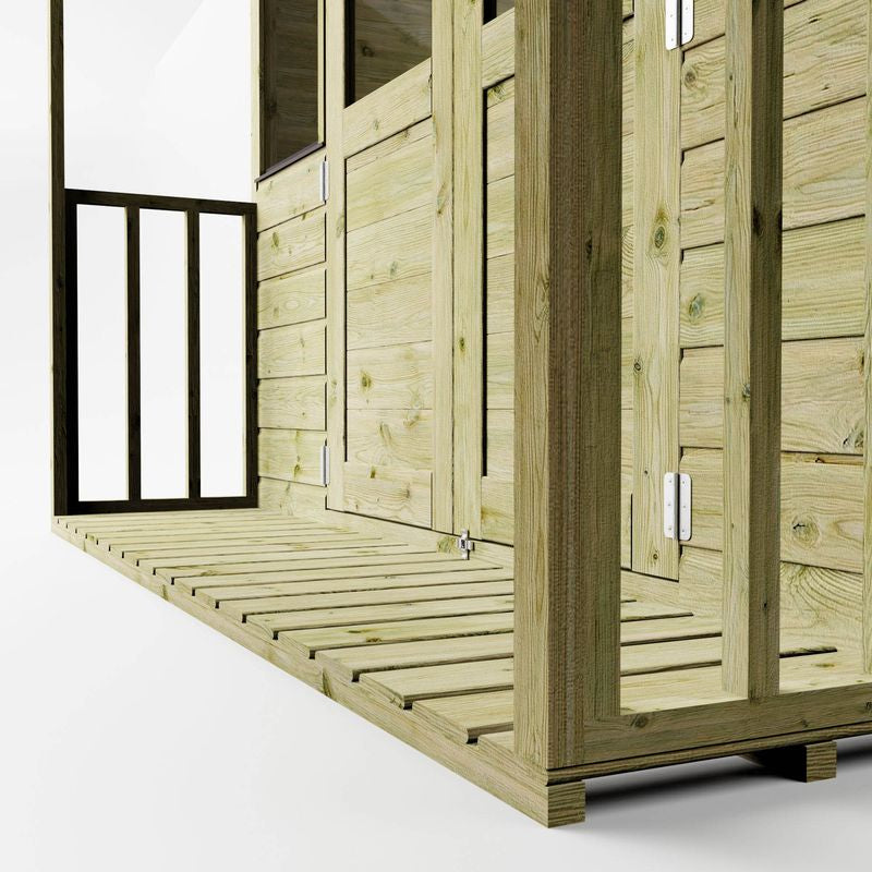 Adley 7' x 7' Traditional Summer House With Veranda | Sheds.co.uk