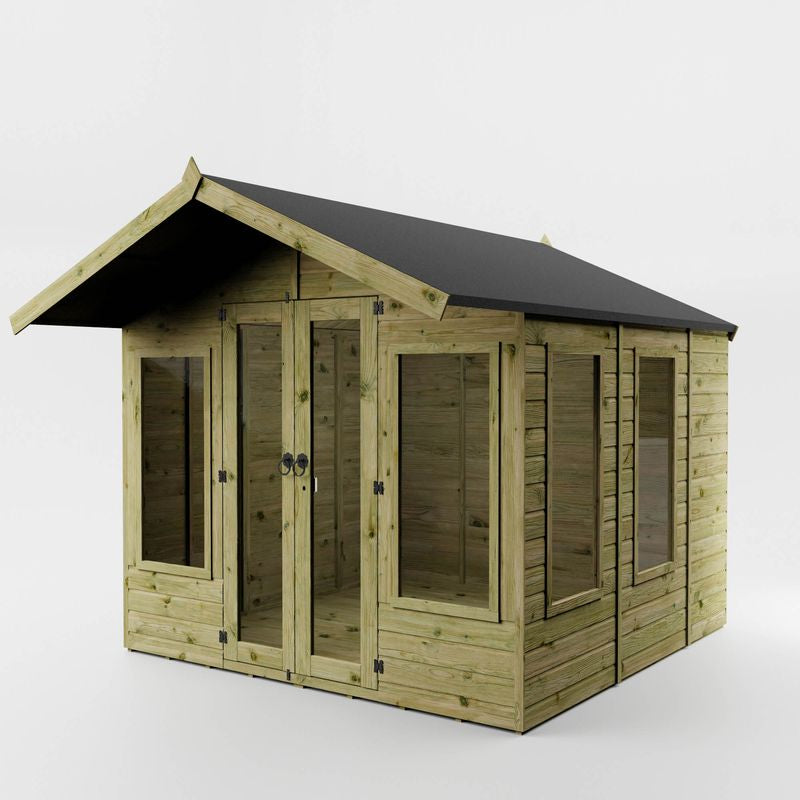 Adley 8' x 8' Adderbury Summer House With 2' Overhang | Sheds.co.uk