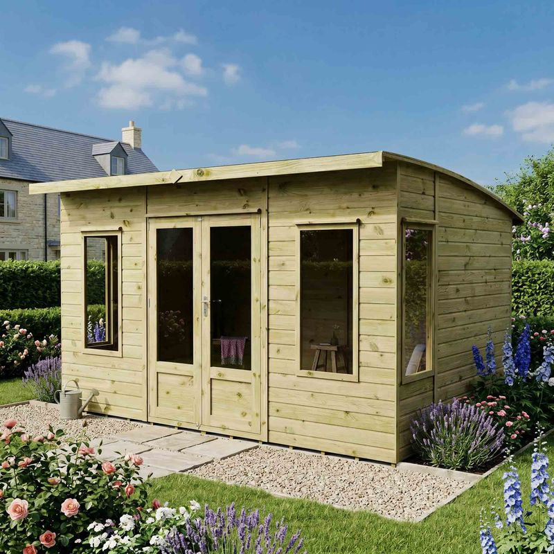 Adley 12' x 8' Loxley Summer House | Sheds.co.uk