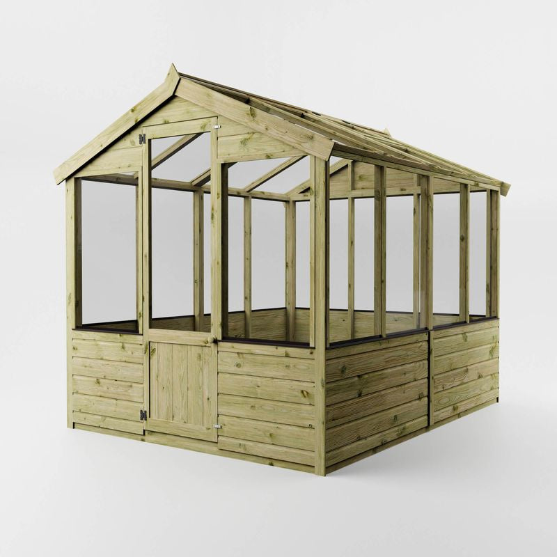 Adley 6' x 8' Budget Shiplap Greenhouse | Sheds.co.uk