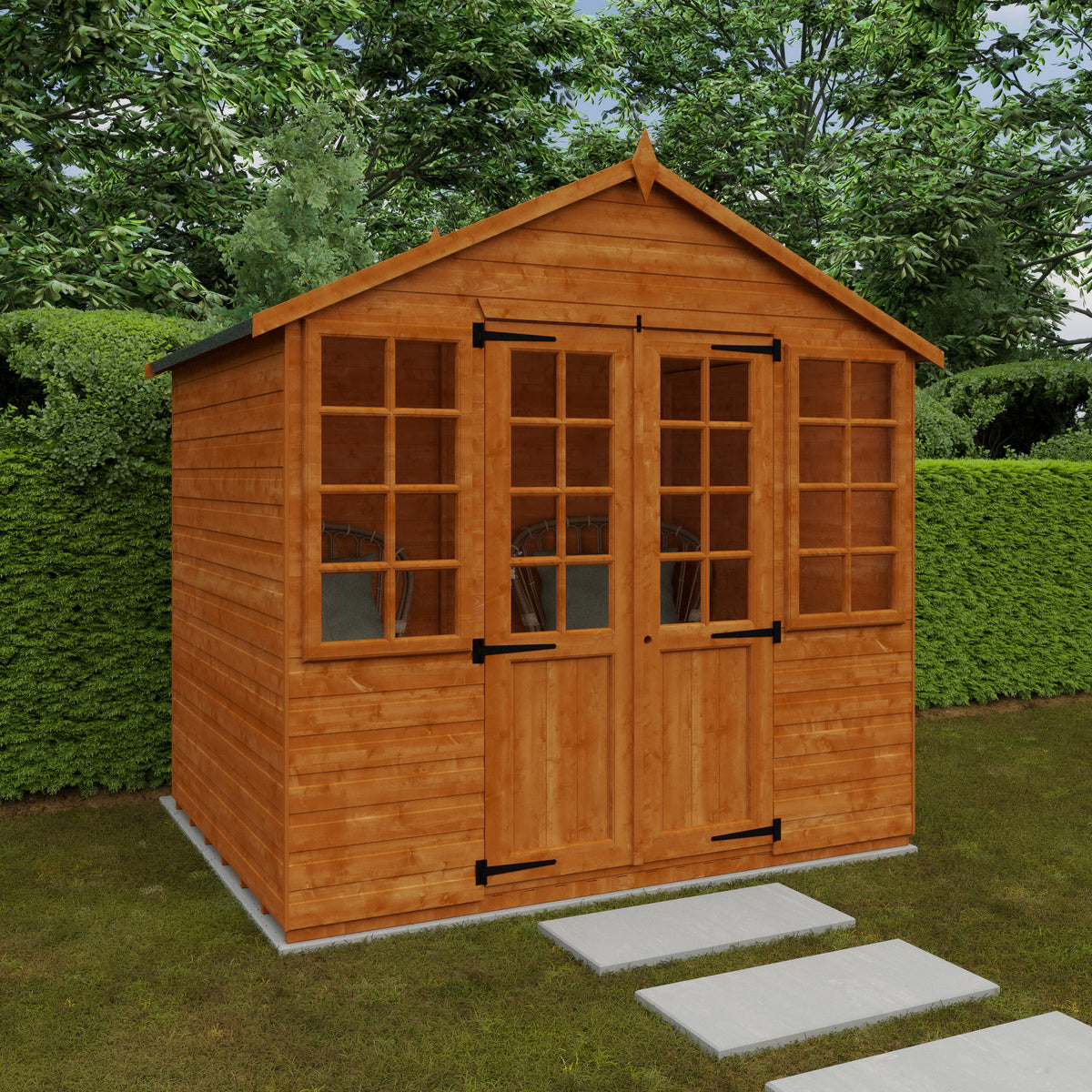 Redlands 8' x 6' Traditional Summer House | Sheds.co.uk
