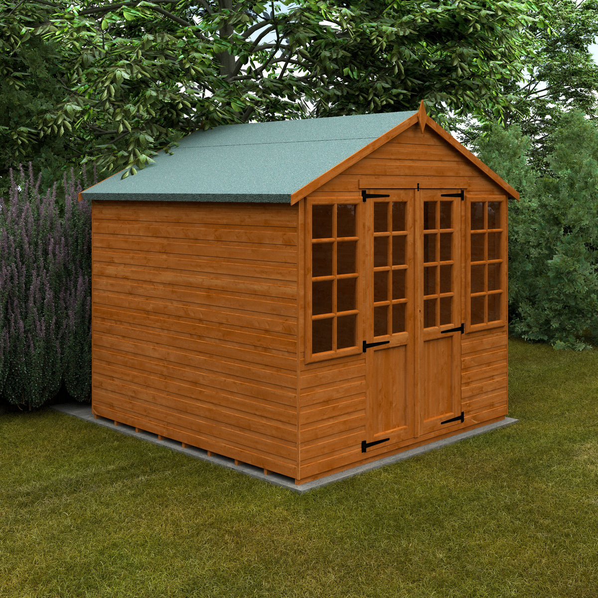 Redlands 8' x 8' Traditional Summer House | Sheds.co.uk