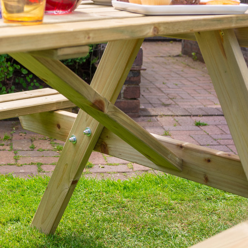 Rowlinson 5' Traditional Picnic Table | Sheds.co.uk