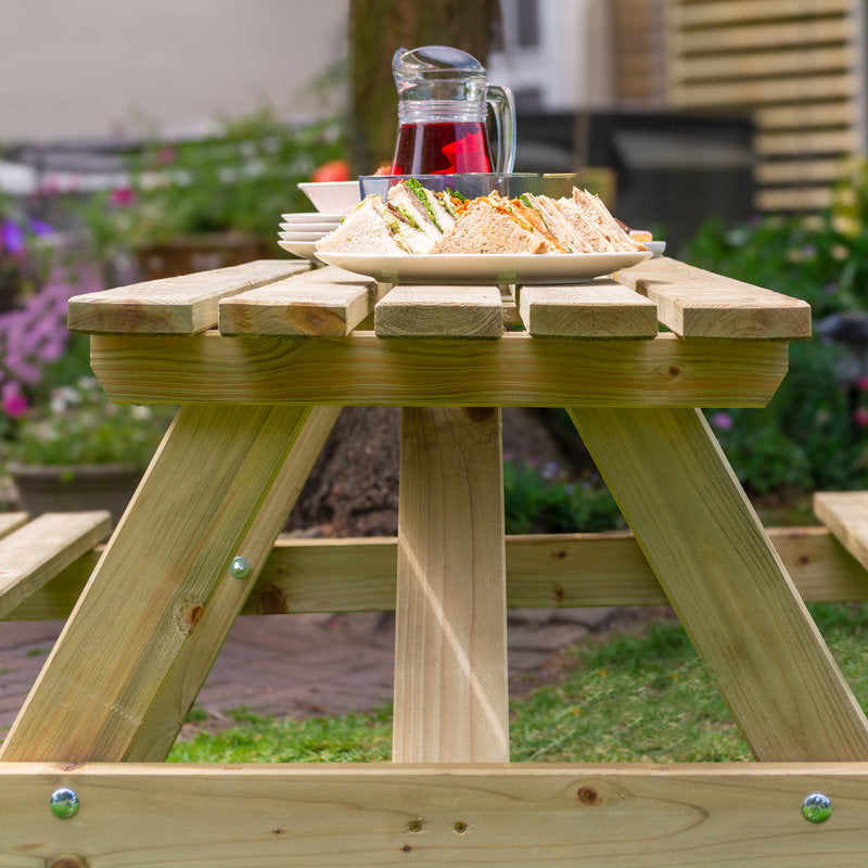 Rowlinson 5' Traditional Picnic Table | Sheds.co.uk