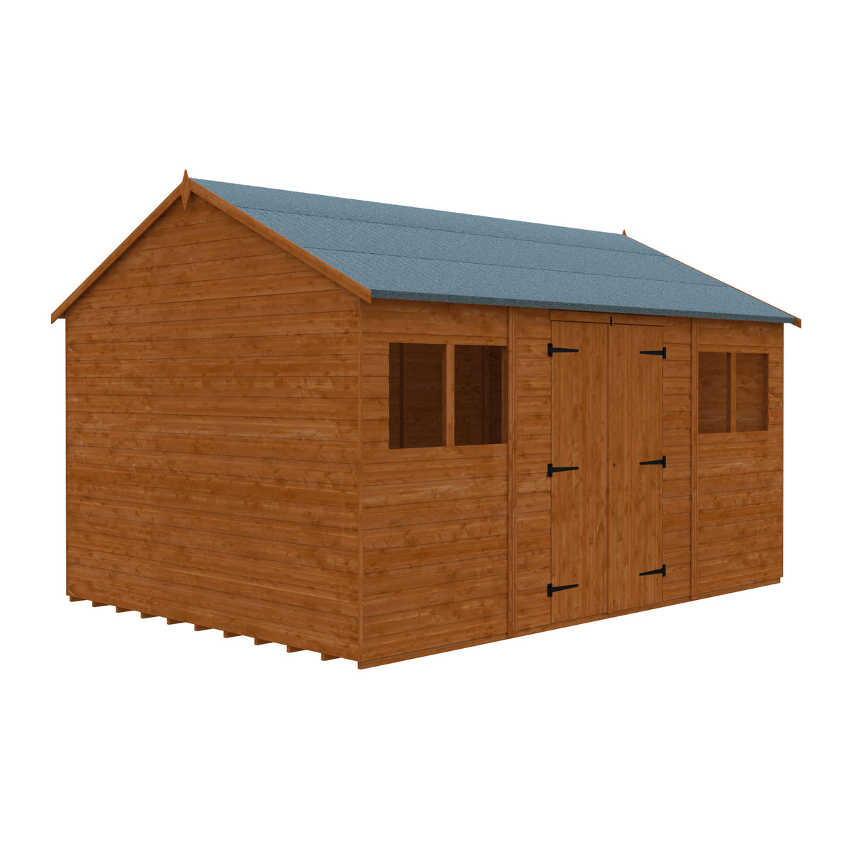 Redlands 14' x 10' Shiplap Reverse Apex Workshop | Sheds.co.uk