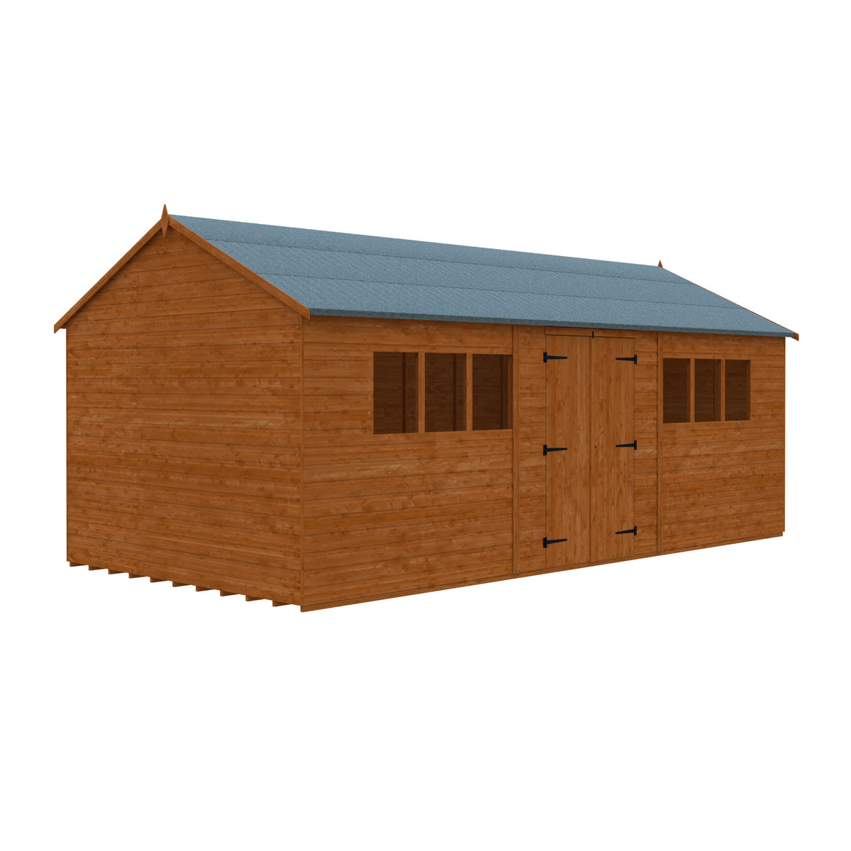 Redlands 10' x 20' Shiplap Reverse Apex Workshop | Sheds.co.uk