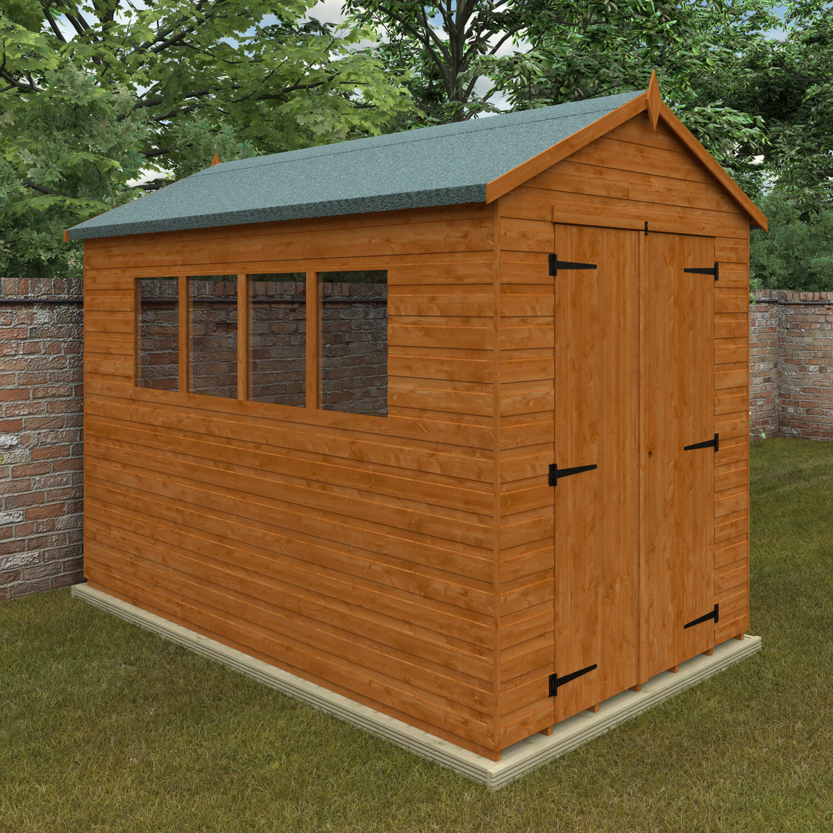 Redlands 6' x 10' Shiplap Apex Heavyweight Workshop | Sheds.co.uk