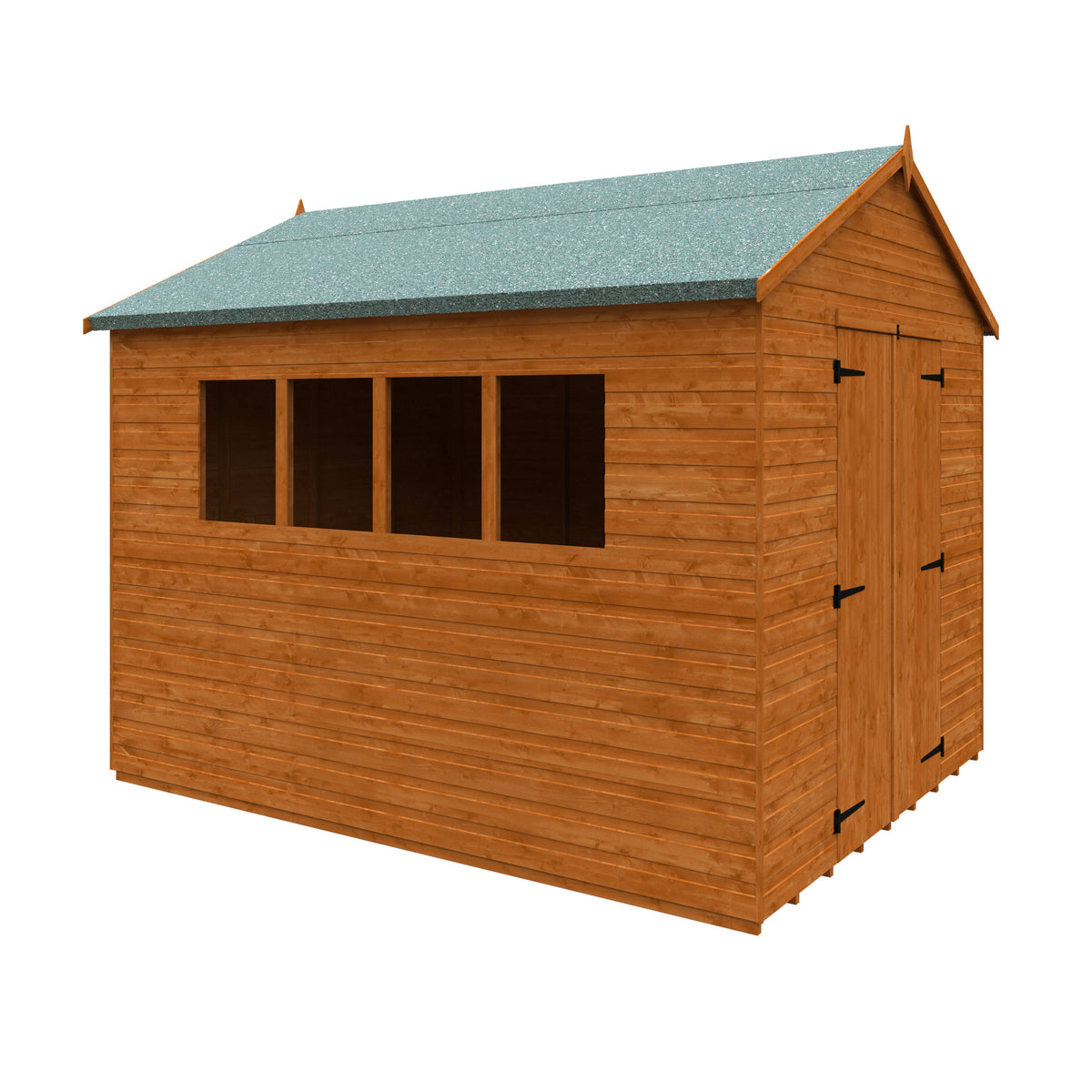 Redlands 8' x 10' Shiplap Apex Heavyweight Workshop | Sheds.co.uk
