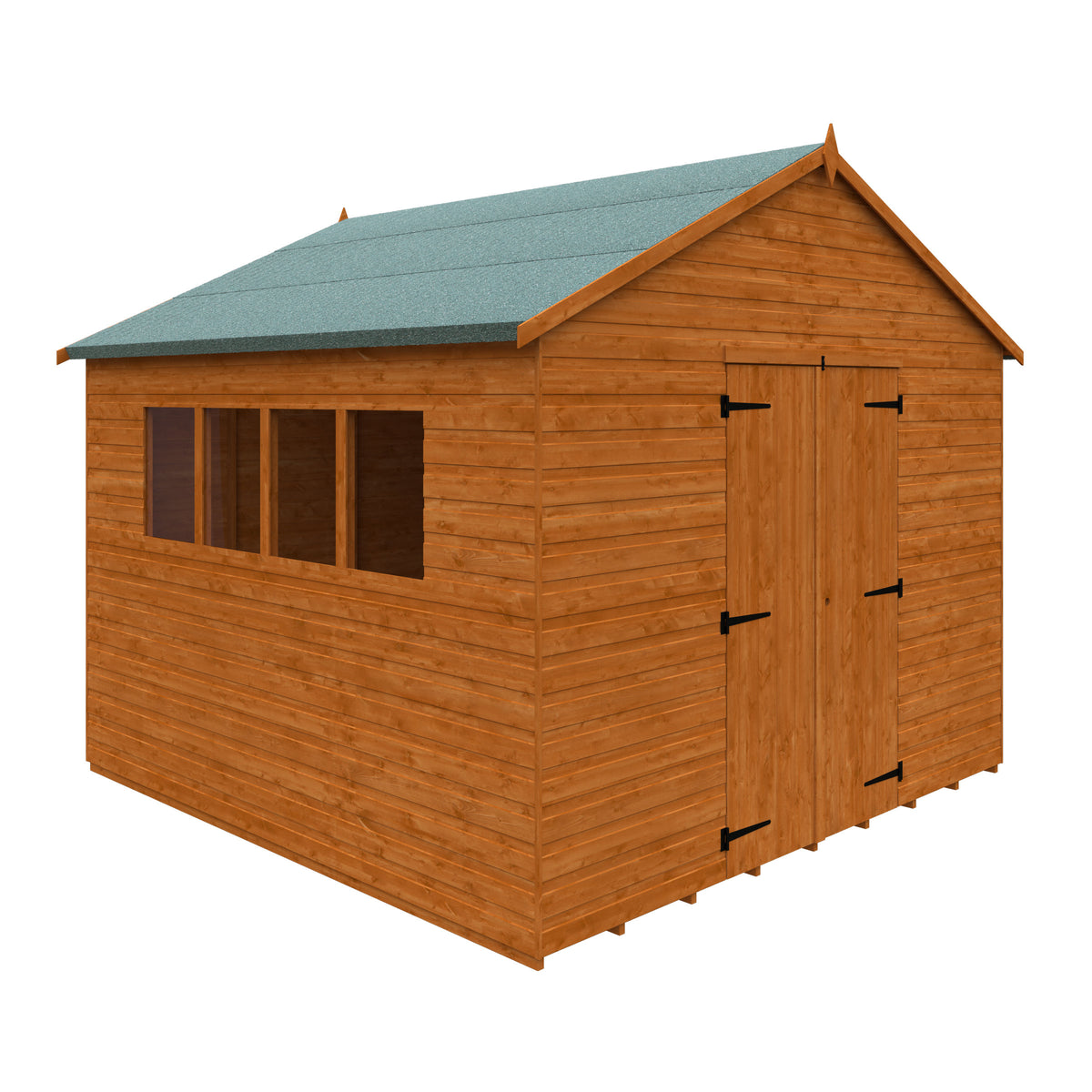 Redlands 10' x 10' Shiplap Apex Heavyweight Workshop | Sheds.co.uk