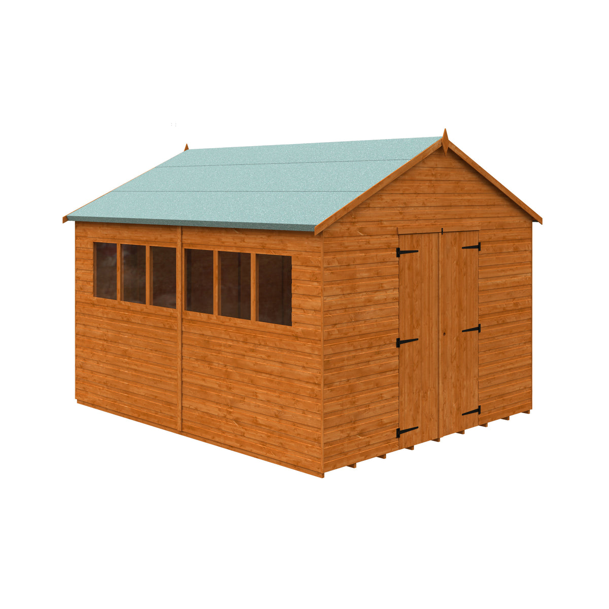 Redlands 10' x 12' Shiplap Apex Heavyweight Workshop | Sheds.co.uk