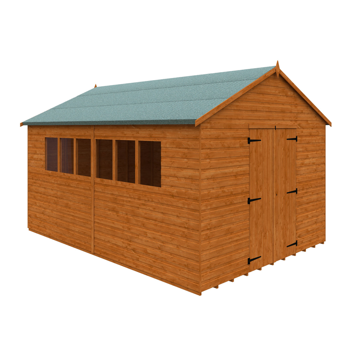 Redlands 10' x 14' Shiplap Apex Heavyweight Workshop | Sheds.co.uk