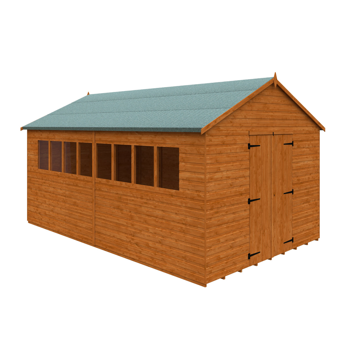 Redlands 10' x 16' Shiplap Apex Heavyweight Workshop | Sheds.co.uk