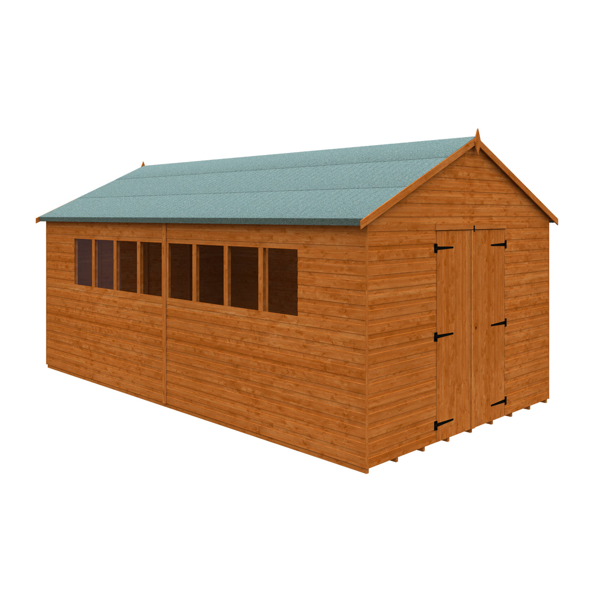 Redlands 10' x 18' Shiplap Apex Heavyweight Workshop | Sheds.co.uk