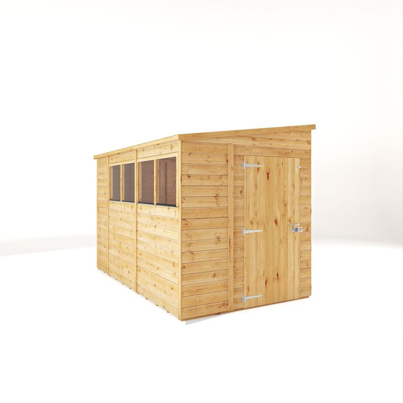 Adley 10' x 6' Lumberjack Premium Shiplap Modular Pent Shed | Sheds.co.uk