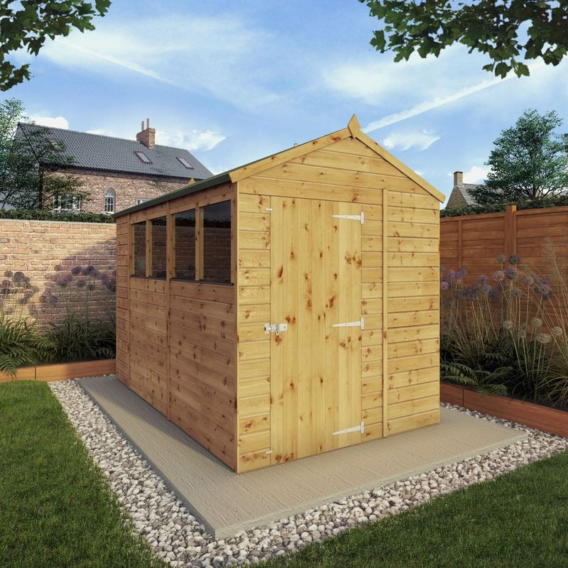 Adley 10' x 6' Premium Shiplap Modular Apex Shed | Sheds.co.uk