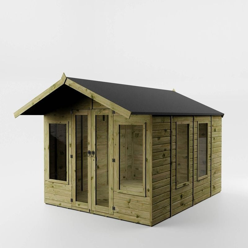 Adley 10' x 8' Adderbury Summer House With 2' Overhang | Sheds.co.uk