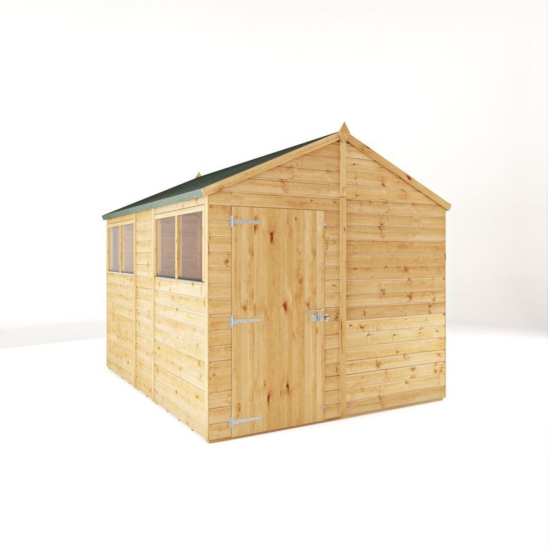 Adley 10' x 8' Lumberjack Premium Shiplap Modular Apex Shed | Sheds.co.uk