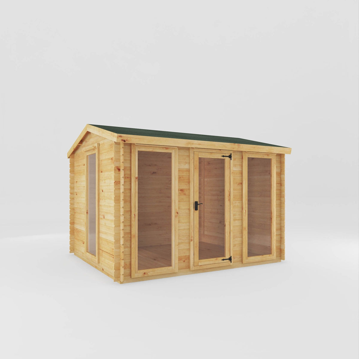 Adley 3.5m x 3m Dorset Log Cabin - 19mm | Sheds.co.uk