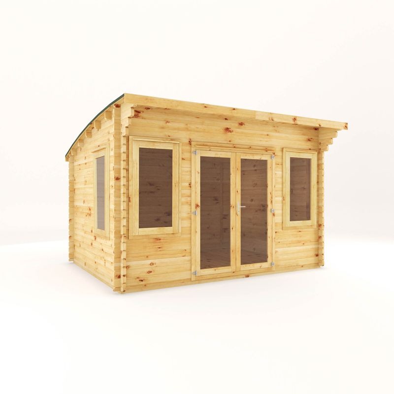 Adley 4m x 3m Taunton Log Cabin - 44mm | Sheds.co.uk
