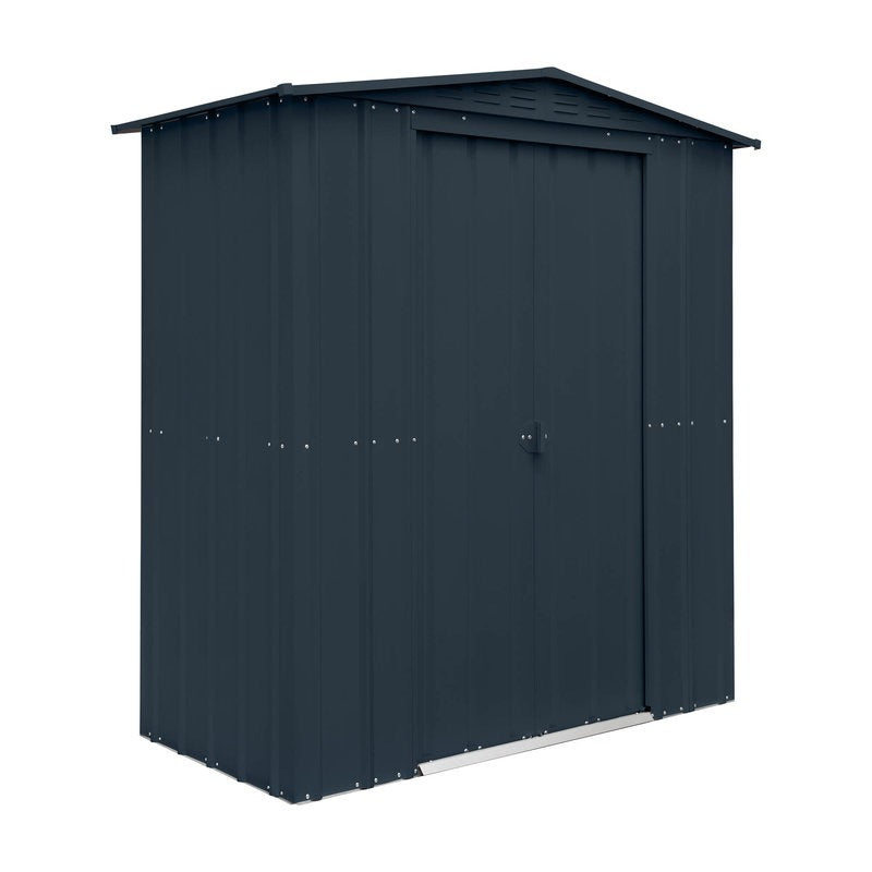 Adley 6' x 3' Apex Metal Shed - Grey | Sheds.co.uk