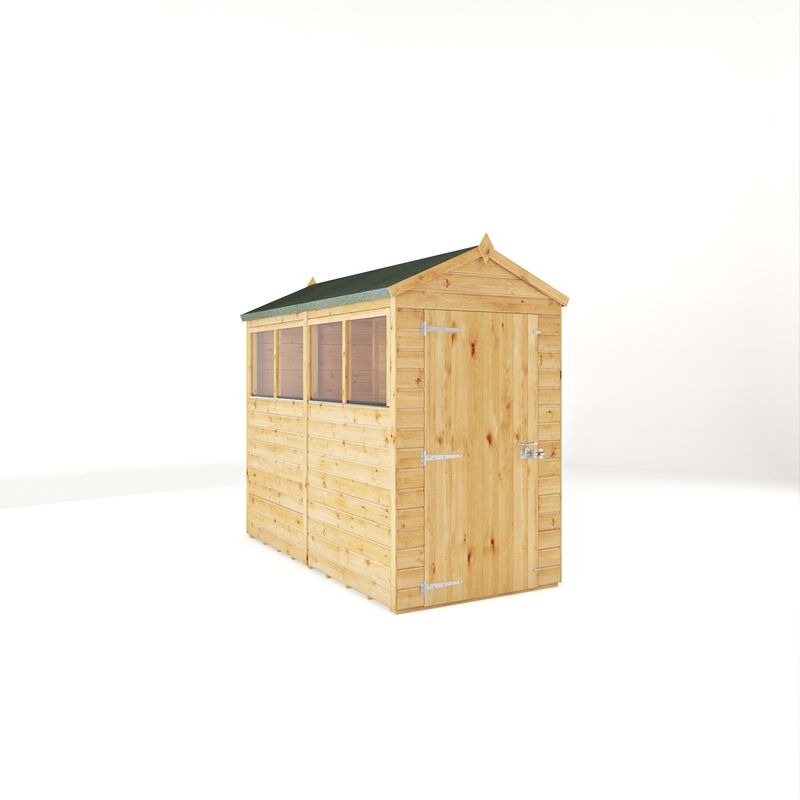 Adley 8' x 4' Lumberjack Premium Shiplap Modular Apex Shed | Sheds.co.uk