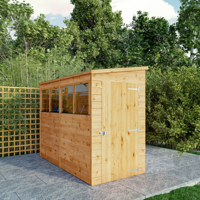 Adley 8' x 4' Modular Shiplap Pent Shed | Sheds.co.uk