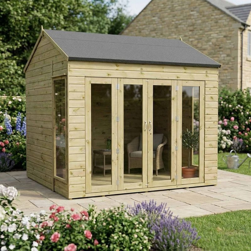 Adley 8' x 8' Truro Summer House | Sheds.co.uk