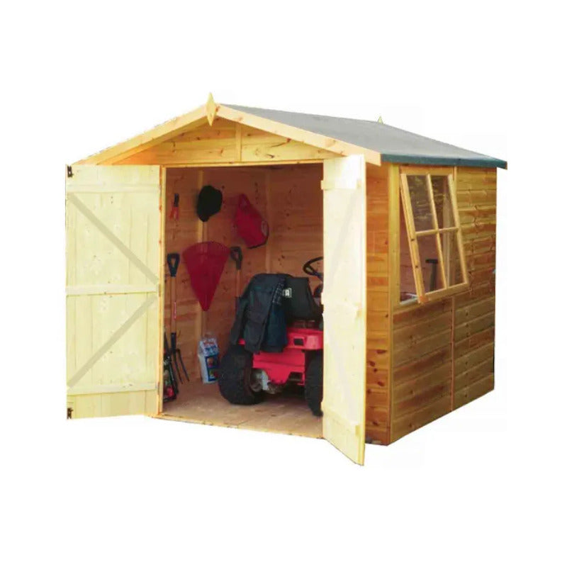 Loxley 5' x 7' Double Door Shiplap Apex Shed | Sheds.co.uk