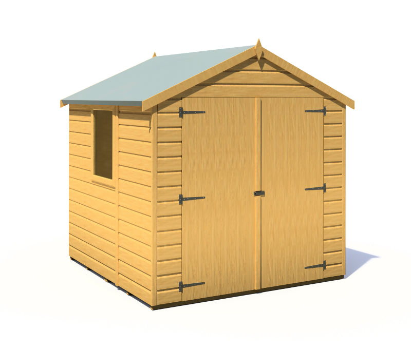 Loxley 6' x 6' Double Door Shiplap Apex Shed | Sheds.co.uk