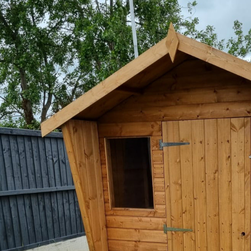 Bards 6' x 8' Popular Custom Apex Cabin Shed | Sheds.co.uk