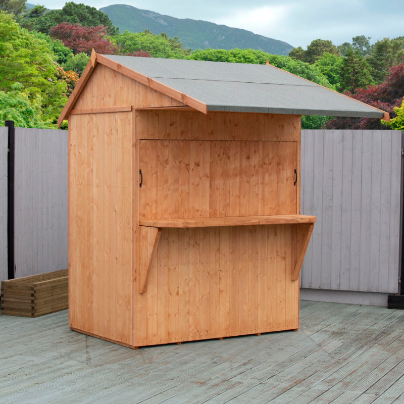 Loxley 6' x 4' Apex Garden Bar | Sheds.co.uk