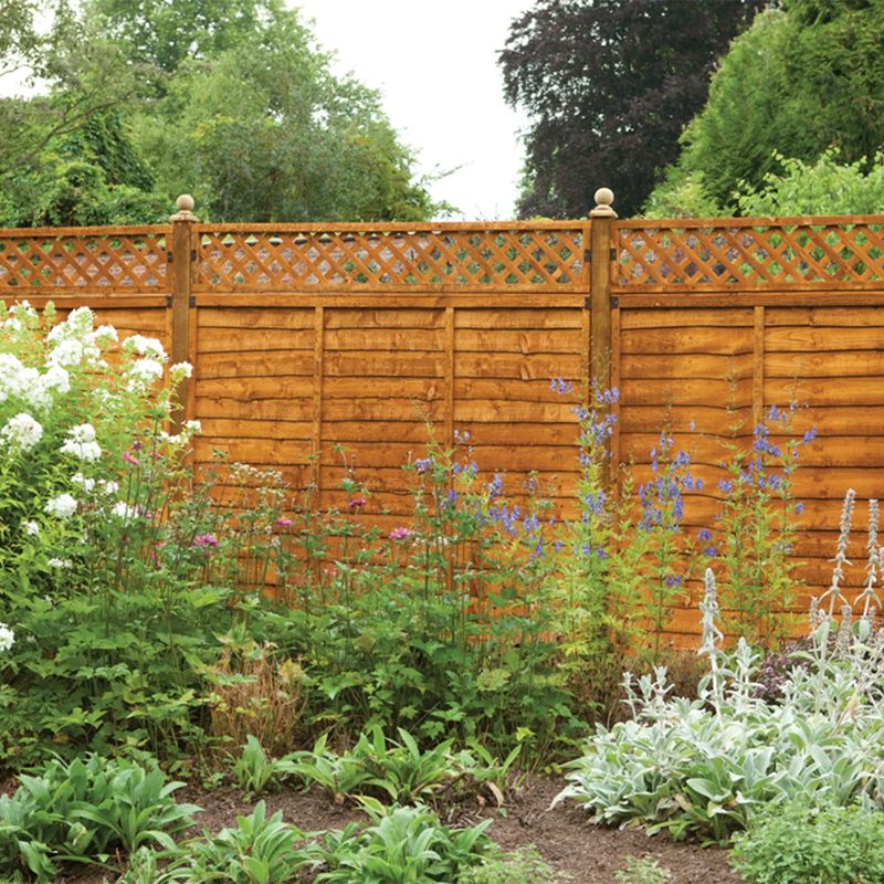 Hartwood 6' x 1' Diamond Lattice Fence Trellis Topper | Sheds.co.uk