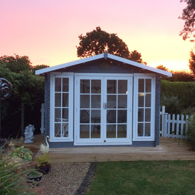 Loxley 3.6m x 3m Epworth Log Cabin - 28mm | Sheds.co.uk