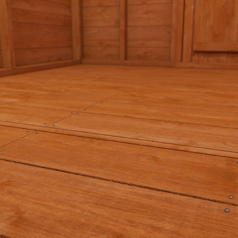 Redlands 5' x 6' Shiplap Modular Pent Bike Shed | Sheds.co.uk