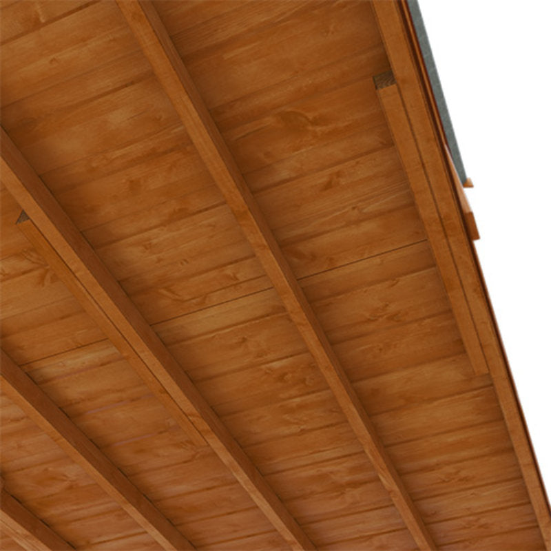 Redlands 5' x 6' Shiplap Modular Pent Bike Shed | Sheds.co.uk