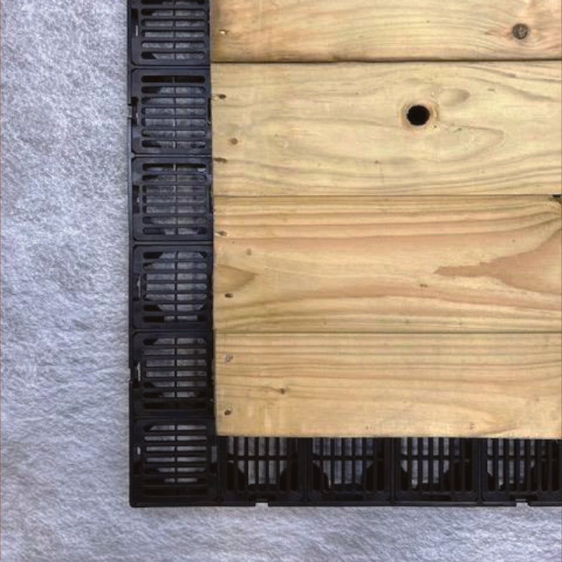 Plastic Pro Base With French Drain | Sheds.co.uk