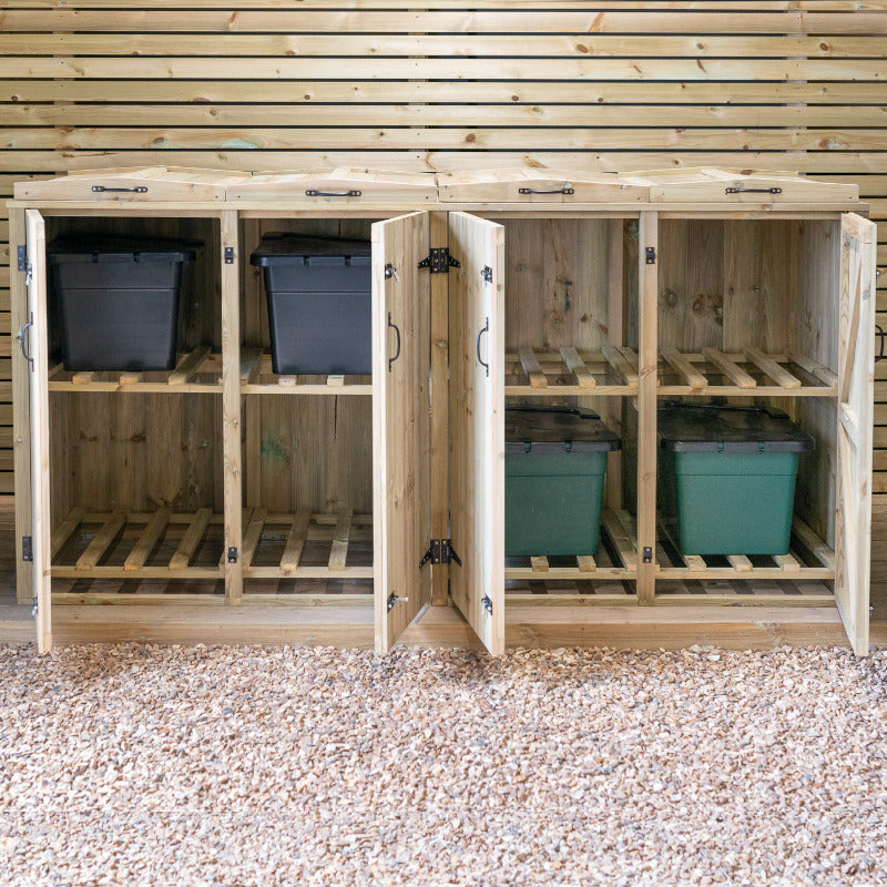 Garden Village 8 Recycle Box Store | Sheds.co.uk
