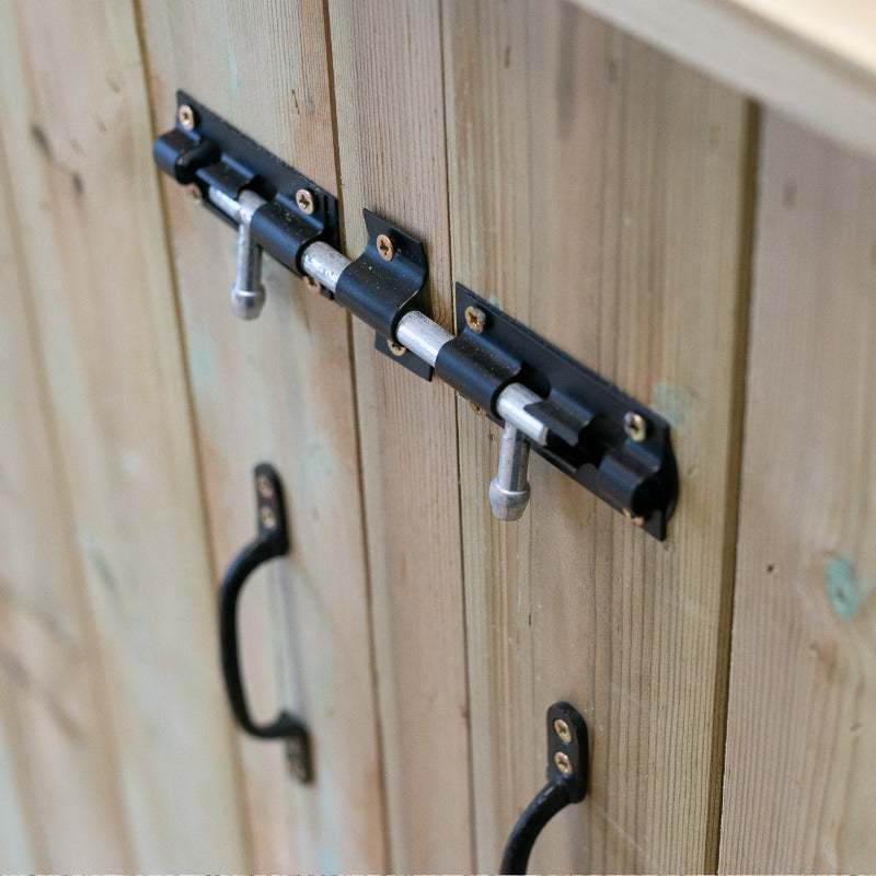 Garden Village Combi Bin Store - 1 Wheelie Bin / 4 Recycle Box | Sheds.co.uk