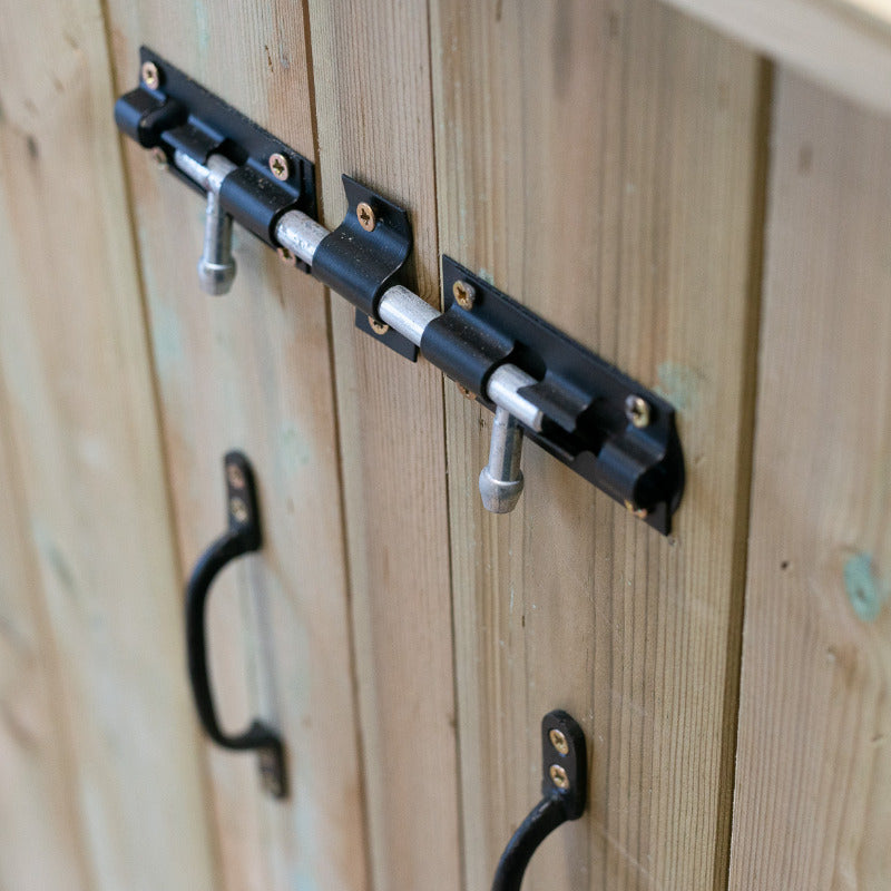 Garden Village Combi Bin Store - 2 Wheelie Bin / 2 Recycle Box | Sheds.co.uk