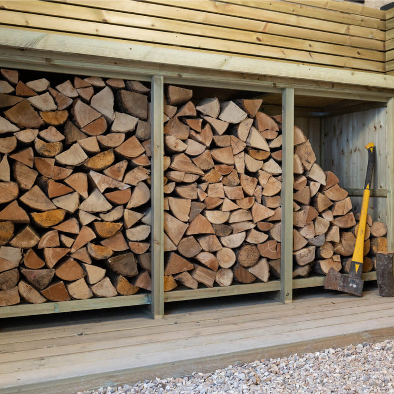 Garden Village Large Log Store | Sheds.co.uk