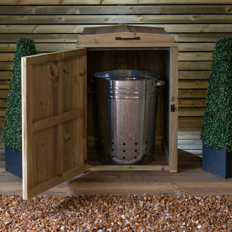 Garden Village Single Dustbin Store | Sheds.co.uk
