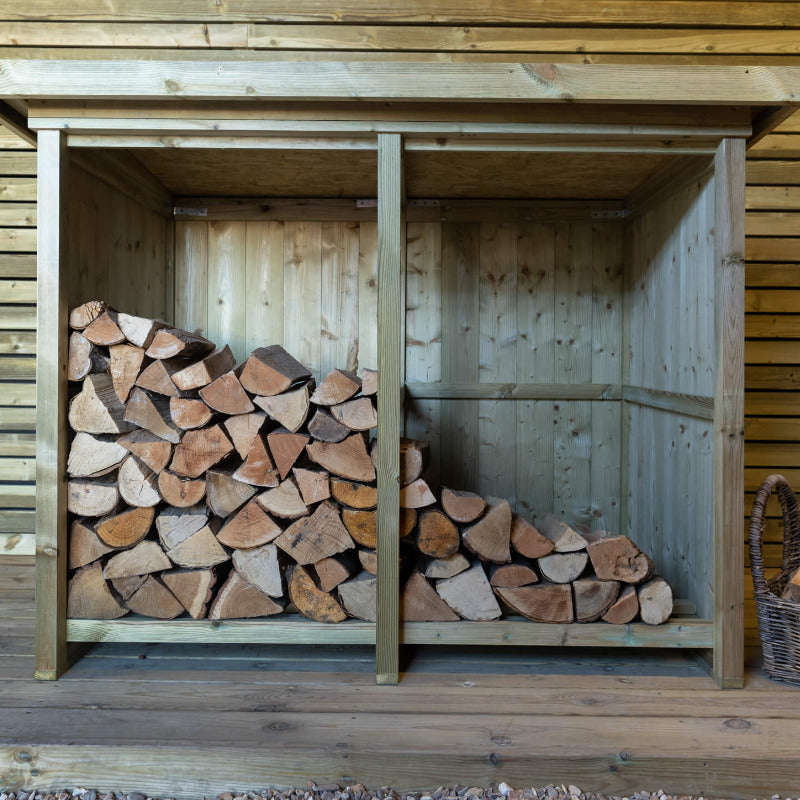 Garden Village Small Log Store | Sheds.co.uk