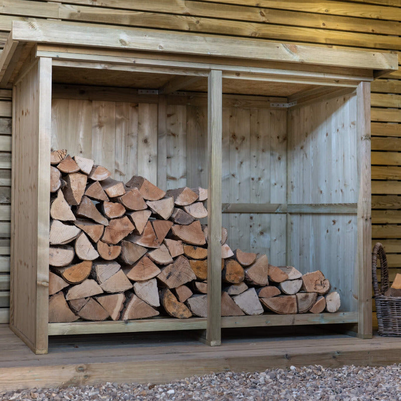 Garden Village Small Log Store | Sheds.co.uk