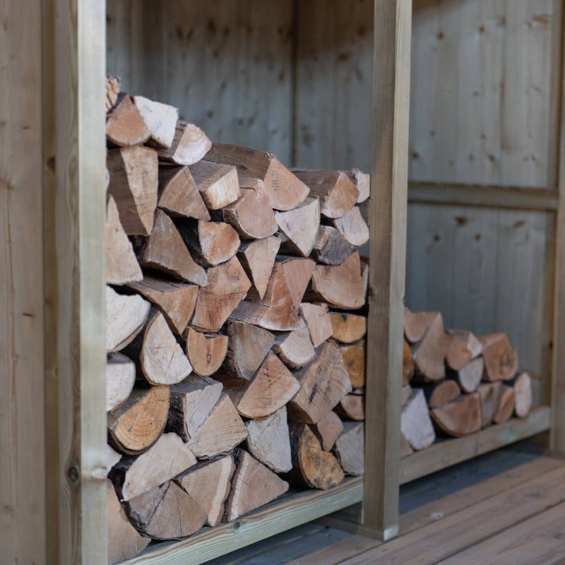 Garden Village Small Log Store | Sheds.co.uk