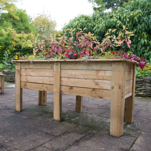 Hartwood 1.8m Deep Root Planter | Sheds.co.uk