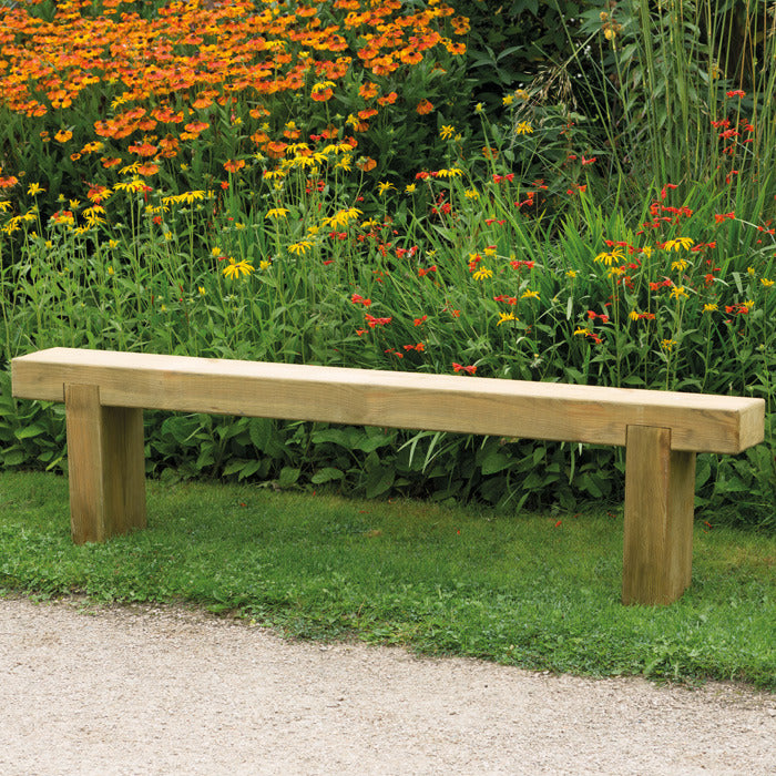 Hartwood 1.8m Sleeper Bench | Sheds.co.uk