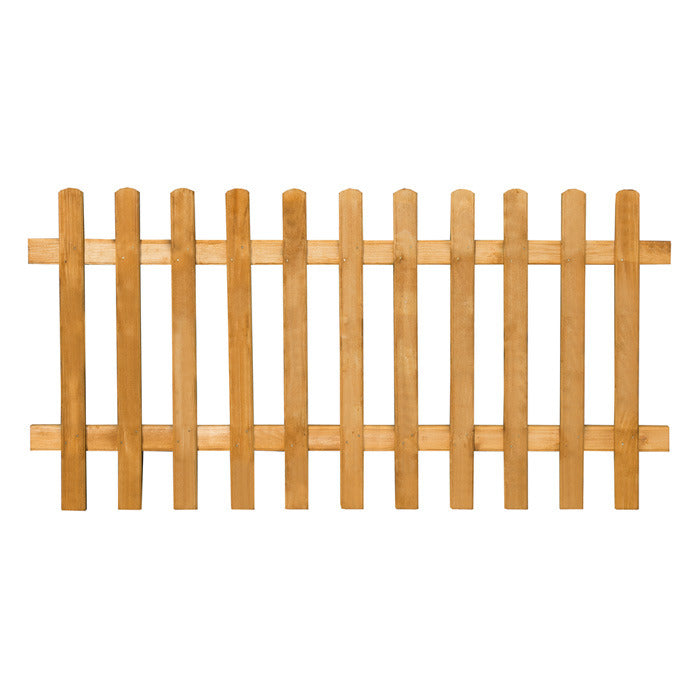 Hartwood 3' x 6' Picket Fence Panel | Sheds.co.uk